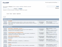 Tablet Screenshot of forowp.org